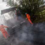 resurfacing being carried out