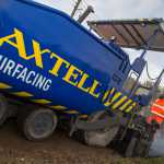 tarmac road repairs being carried out